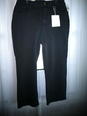 DL1961 Patti Jeans Vintage 5 Pocket Straight High Rise Ankle Black Denim NWT 20W